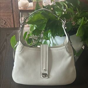 Salvatore Ferragamo Gancini Shoulder Bag with COA